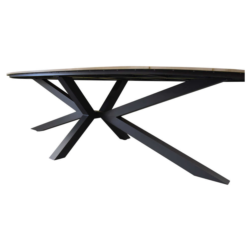 AVH-Collectie Salvador dining tuintafel ovaal 280x100xH75 cm polywood