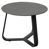 AVH-Collectie Pula lounge tuintafel 45xH35 cm rond antraciet AVH-Collectie Pula lounge tuintafel 45xH35 cm rond antraciet