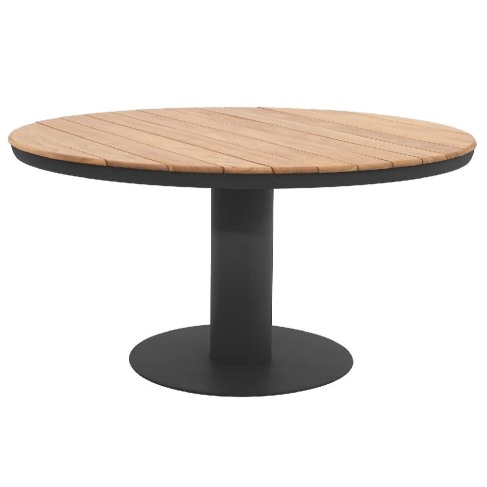 Palazzo dining tafel  Ø160xH75 cm teak aluminium antraciet