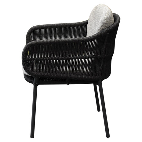 AVH-Collectie Andalucia dining tuinstoel rope antraciet AVH-Collectie Andalucia dining tuinstoel rope antraciet