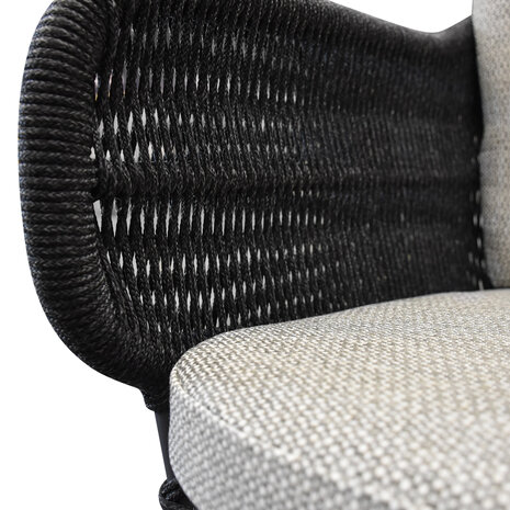 AVH-Collectie Andalucia dining tuinstoel rope antraciet AVH-Collectie Andalucia dining tuinstoel rope antraciet