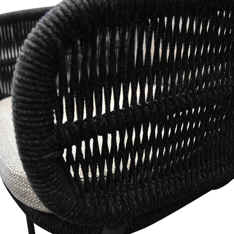 AVH-Collectie Andalucia dining tuinstoel rope antraciet AVH-Collectie Andalucia dining tuinstoel rope antraciet