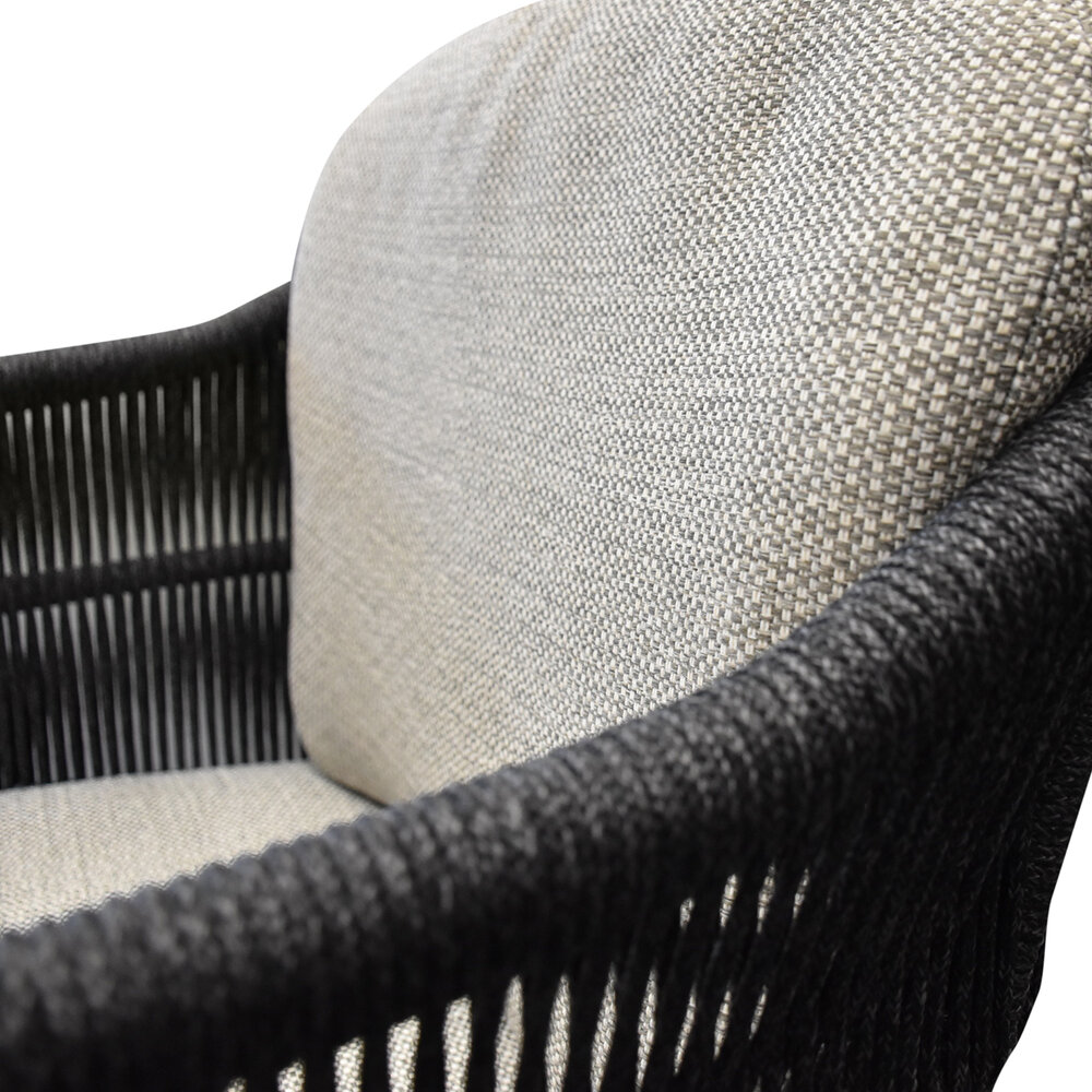 AVH-Collectie Andalucia dining tuinstoel rope antraciet AVH-Collectie Andalucia dining tuinstoel rope antraciet