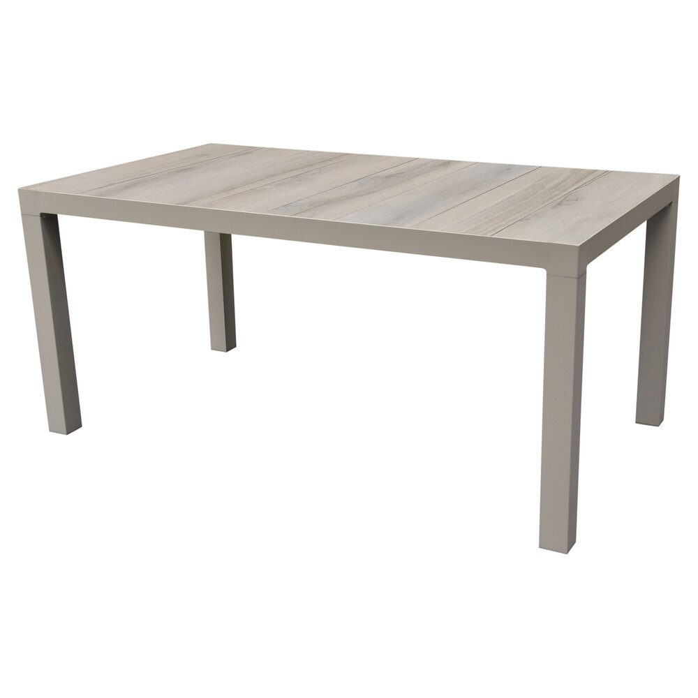 AVH-Collectie Fresno dining tuintafel 160x90xH74 cm latte