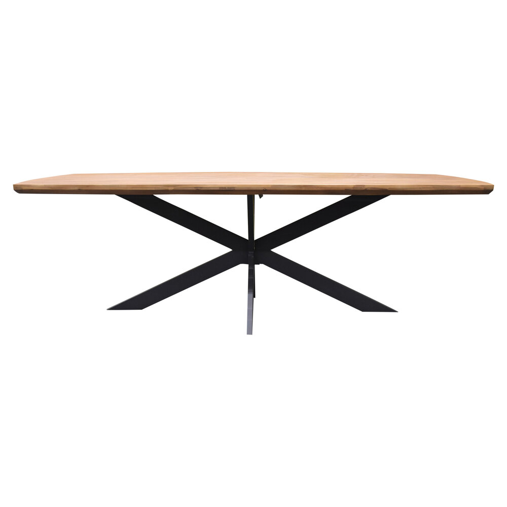 AVH-Collectie Lido dining tuintafel 240x110xH75 cm acacia blad antraciet AVH-Collectie Lido dining tuintafel 240x110xH75 cm acacia blad antraciet