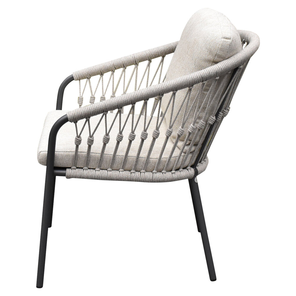 SUNS SUNS Nappa dining tuinstoel camel sand - natural gravel