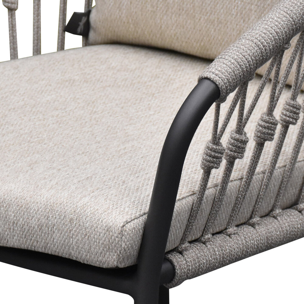 SUNS SUNS Nappa dining tuinstoel camel sand - natural gravel