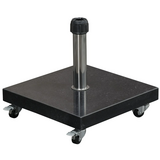AVH-Collectie AVH parasolvoet 60 kg met 4 wielen donker zwart graniet AVH-Collectie AVH parasolvoet 60 kg met 4 wielen donker zwart graniet