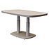 Monza lounge-dining tafel 135x85xH51-72 cm in hoogte verstelbaar aluminium latte Monza lounge-dining tafel 135x85xH51-72 cm in hoogte verstelbaar aluminium latte