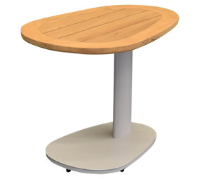 AVH-Collectie Monza bijzettafel 62x45xH48 cm aluminium latte