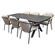 AVH-Collectie Nova Vespera dining tuinset 220x100xH74 cm antraciet