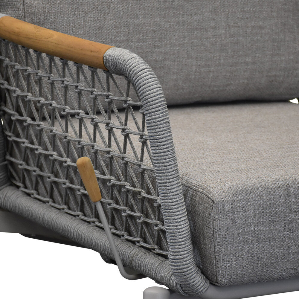 AVH-Collectie Monza balkonset 2 delig verstelbaar latte rope AVH-Collectie Monza balkonset 2 delig verstelbaar latte rope