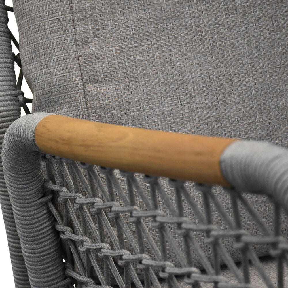 AVH-Collectie Monza balkonset 2 delige verstelbaar latte rope AVH-Collectie Monza balkonset 2 delige verstelbaar latte rope