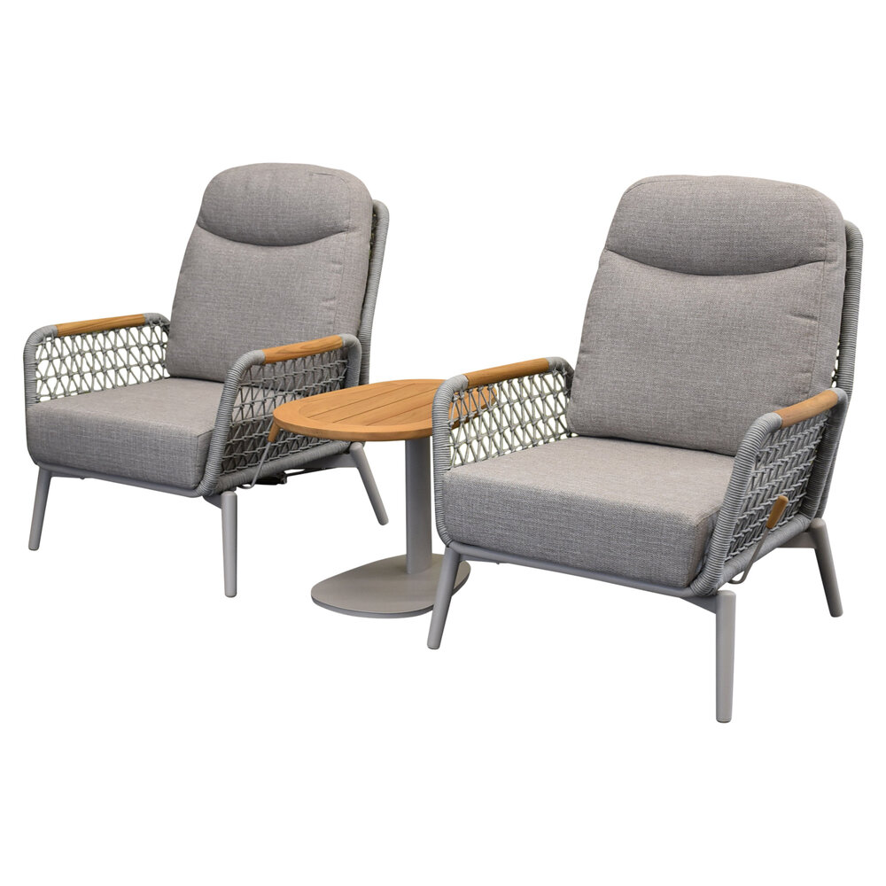 AVH-Collectie Monza balkonset 3 delig verstelbaar latte rope AVH-Collectie Monza balkonset 3 delig verstelbaar latte rope