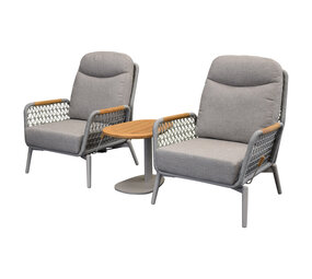 AVH-Collectie Monza balkonset 3 delig verstelbaar latte rope AVH-Collectie Monza balkonset 3 delig verstelbaar latte rope