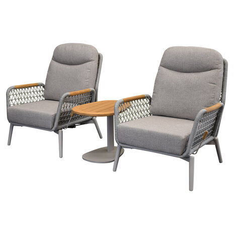 AVH-Collectie Monza balkonset 3 delig verstelbaar latte rope AVH-Collectie Monza balkonset 3 delig verstelbaar latte rope