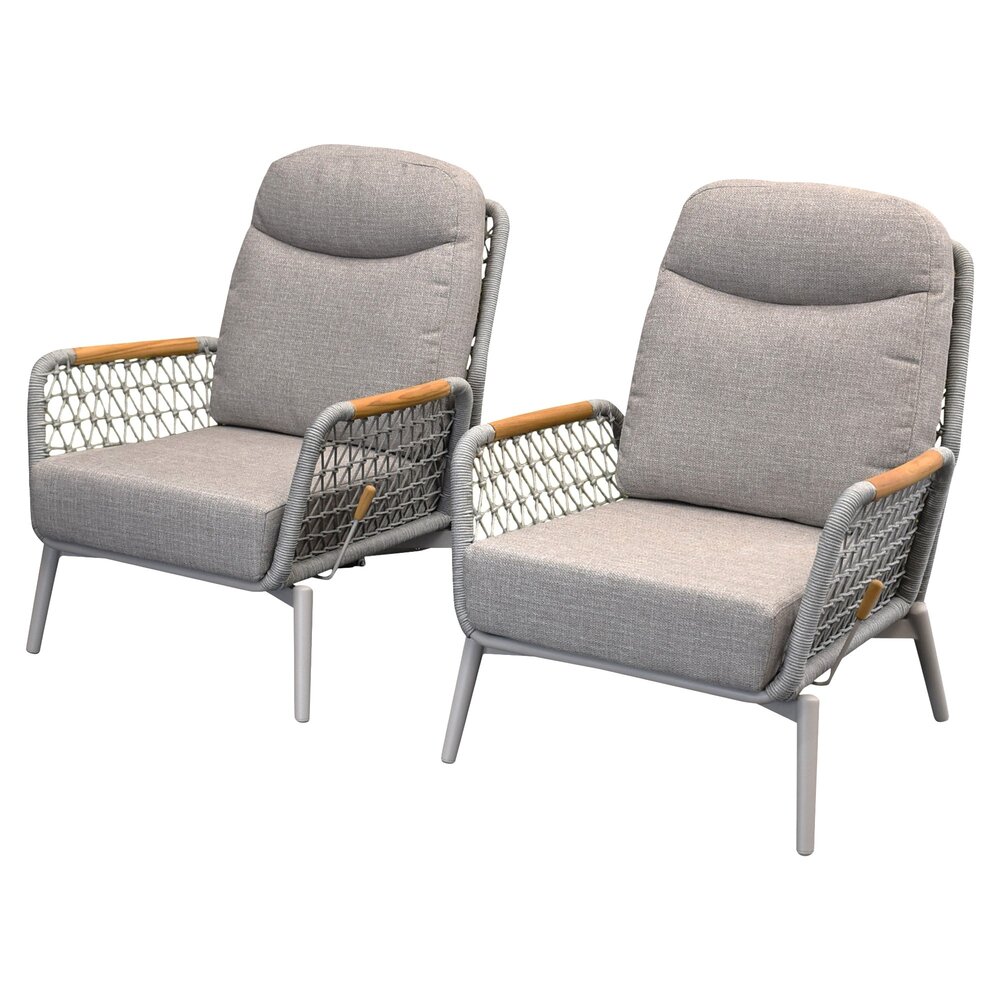 AVH-Collectie Monza balkonset 2 delig verstelbaar latte rope AVH-Collectie Monza balkonset 2 delig verstelbaar latte rope