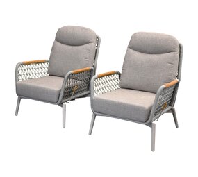 AVH-Collectie Monza balkonset 2 delig verstelbaar latte rope AVH-Collectie Monza balkonset 2 delig verstelbaar latte rope