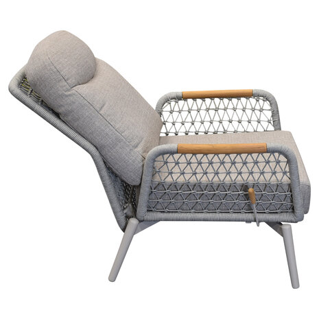 AVH-Collectie Monza balkonset 5 delig verstelbaar latte rope AVH-Collectie Monza balkonset 5 delig verstelbaar latte rope