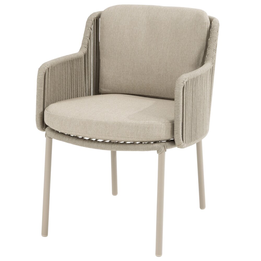 4 Seasons Outdoor Bernini dining tuinstoel latte 4 Seasons Outdoor