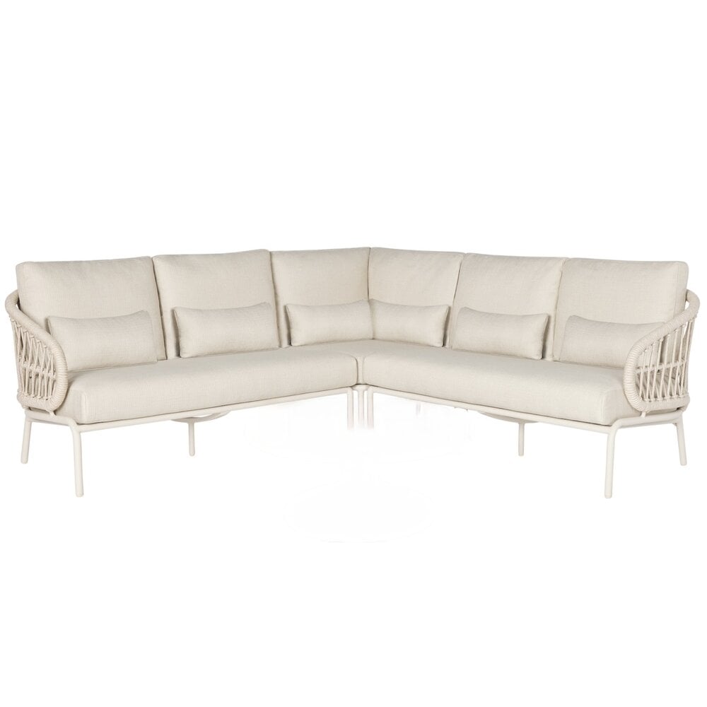 SUNS Suns Tosca hoek high lounge loungeset 3 delig camel sand rope