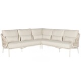 SUNS Suns Tosca hoek high lounge loungeset 3 delig camel sand rope SUNS Suns Tosca hoek high lounge loungeset 3 delig camel sand rope