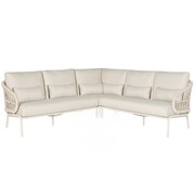 SUNS Suns Tosca hoek high lounge loungeset 3 delig camel sand rope