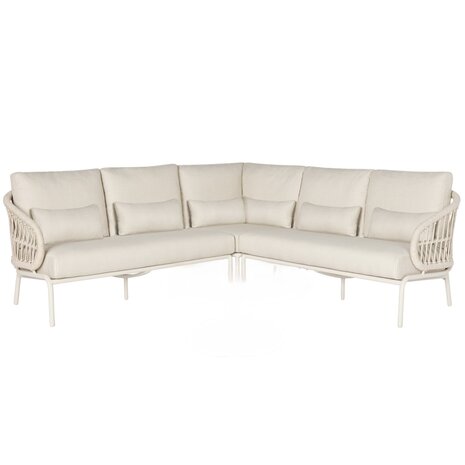 SUNS Suns Tosca hoek high lounge loungeset 3 delig camel sand rope