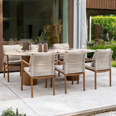 4 Seasons Outdoor Safina dining tuinstoel amber 4 Seasons Outdoor