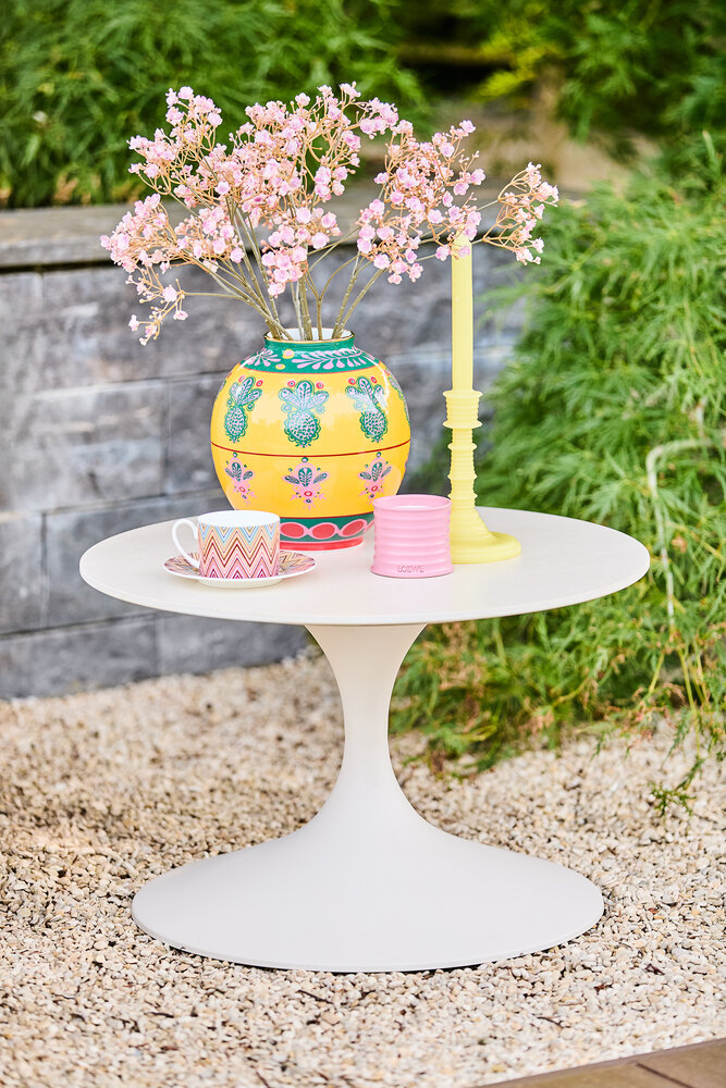 SUNS Suns Nova loungetafel 60xH40 cm rond sintered stone camel sand SUNS Suns Nova loungetafel 60xH40 cm rond sintered stone camel sand