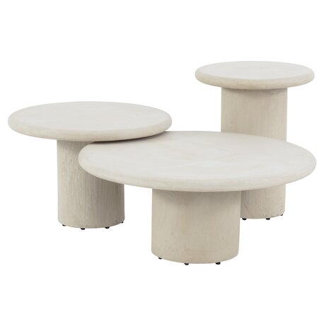 4 Seasons Outdoor Hampton lounge tuintafel rond mortex beige 80xH35 cm 4 Seasons Outdoor 4 Seasons Outdoor Hampton lounge tuintafel rond mortex beige 80xH35 cm 4 Seasons Outdoor