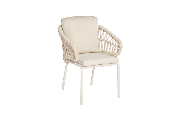 SUNS Suns Tosca Nova dining tuinset 170xH76,5 cm rond 6 delig camel sand latte