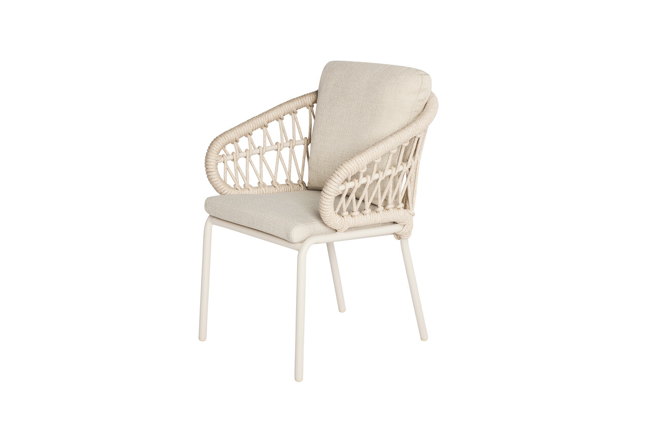 SUNS Suns Tosca Nova dining tuinset 170xH76,5 cm rond 6 delig camel sand latte