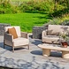 4 Seasons Outdoor Savanne lounge tuinstoel terre 4 Seasons Outdoor
