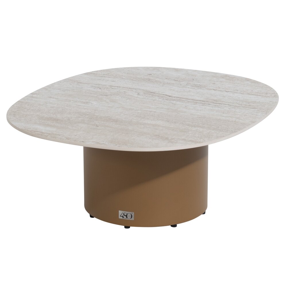 4 Seasons Outdoor Sofie lounge tuintafels set van 2 keramisch blad amber 4 Seasons Outdoor