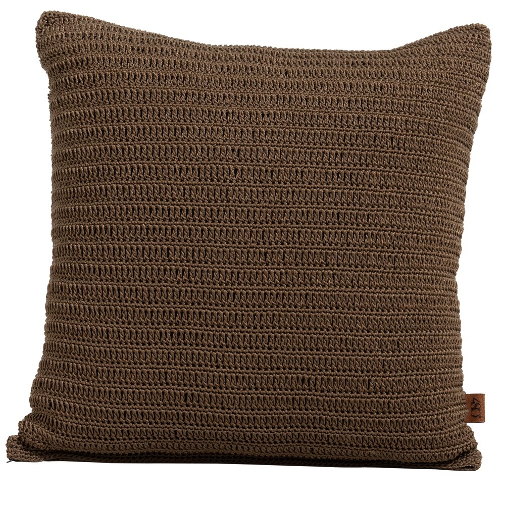 4 Seasons Outdoor Sierkussen knitted 50xH50 cm coffee 4 Seasons Outdoor Sierkussen knitted 50xH50 cm coffee