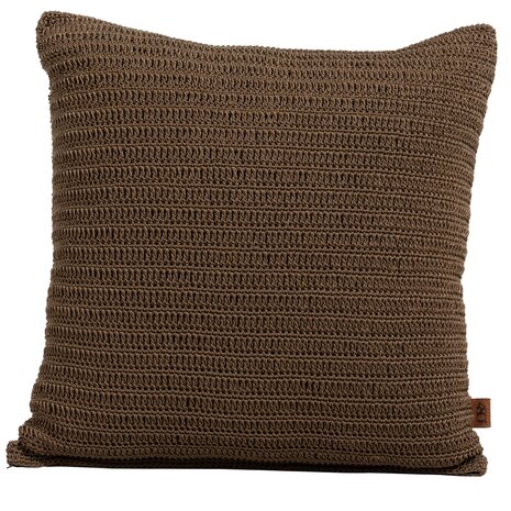 4 Seasons Outdoor Sierkussen knitted 50xH50 cm coffee 4 Seasons Outdoor Sierkussen knitted 50xH50 cm coffee