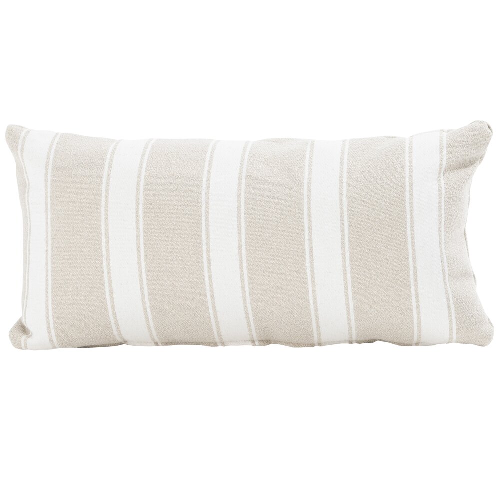 4 Seasons Outdoor Sierkussen 30x60 cm boucle stripe cream 4 Seasons Outdoor