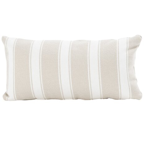 4 Seasons Outdoor Sierkussen 30x60 cm boucle stripe cream 4 Seasons Outdoor