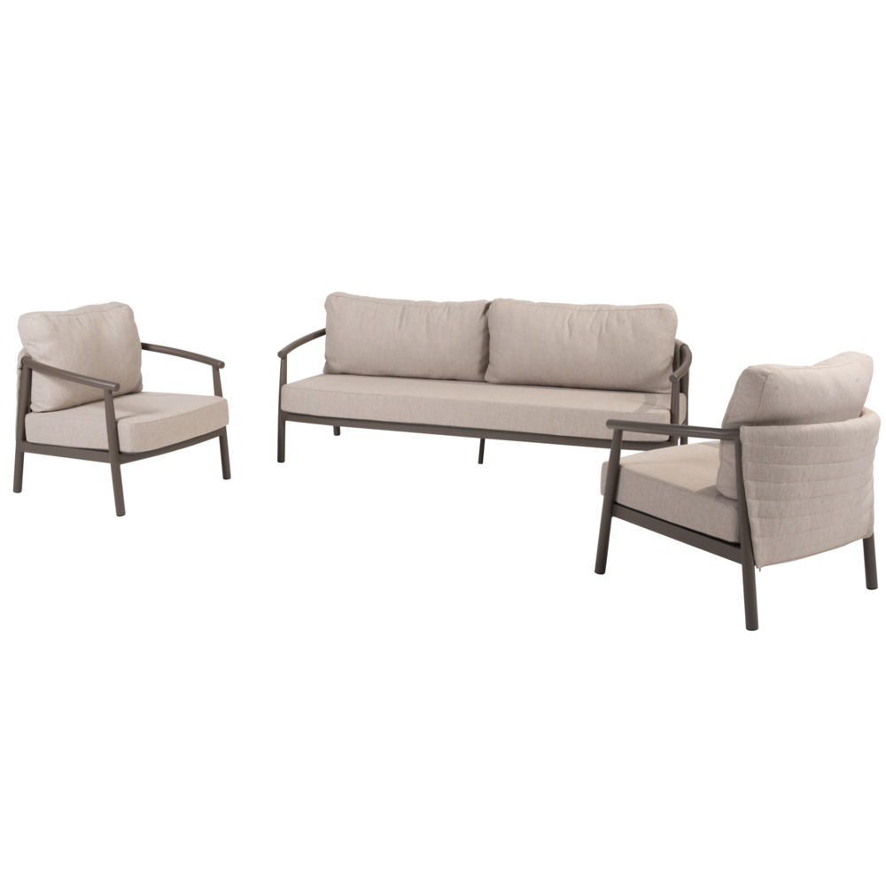 Taste 4SO showroommodel Barolo stoel bank loungeset 3 delig terre Taste 4SO Taste 4SO showroommodel Barolo stoel bank loungeset 3 delig terre Taste 4SO