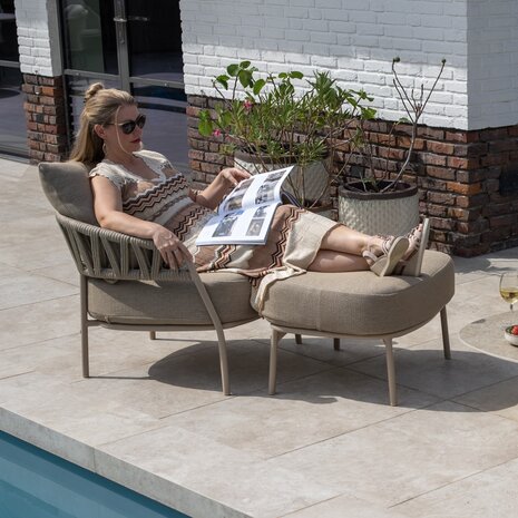 Taste 4SO Calma lounge tuinstoel latte Taste 4SO