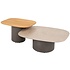 Demi set loungetafels 50x60 cm en 70x80 cm terre Taste 4SO Demi set loungetafels 50x60 cm en 70x80 cm terre Taste 4SO