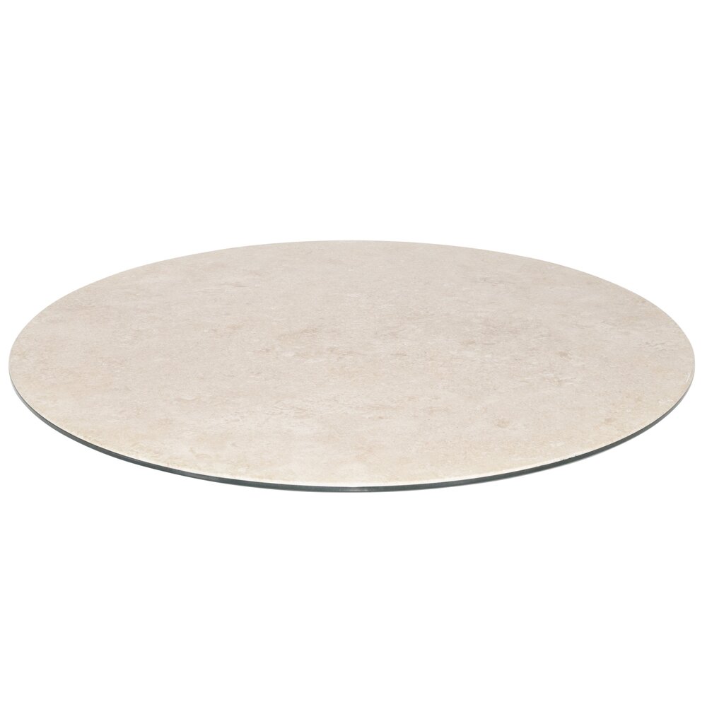 Taste 4SO Donato lazy susan 60 cm rond printed ceramic terre Taste 4SO