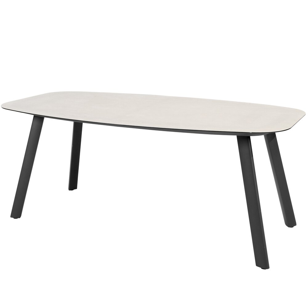 Taste 4SO Manolo dining tuintafel printed ceramic 180x95xH75 cm antraciet Taste 4SO Taste 4SO Manolo dining tuintafel printed ceramic 180x95xH75 cm antraciet Taste 4SO