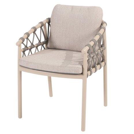 Taste 4SO Piacenza dining tuinstoel latte Taste 4SO