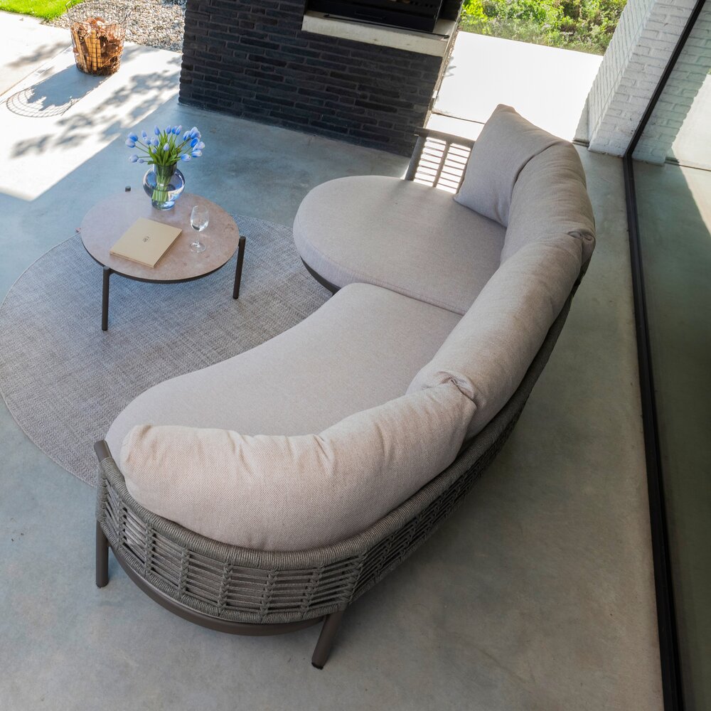 Taste 4SO Showroommodel Puglia organic chaise longue loungeset 2 delig terre Taste 4SO Taste 4SO Showroommodel Puglia organic chaise longue loungeset 2 delig terre Taste 4SO