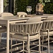 Taste 4SO Soho high dining tuintafel 220x75xH95 cm keramiek latte Taste 4SO
