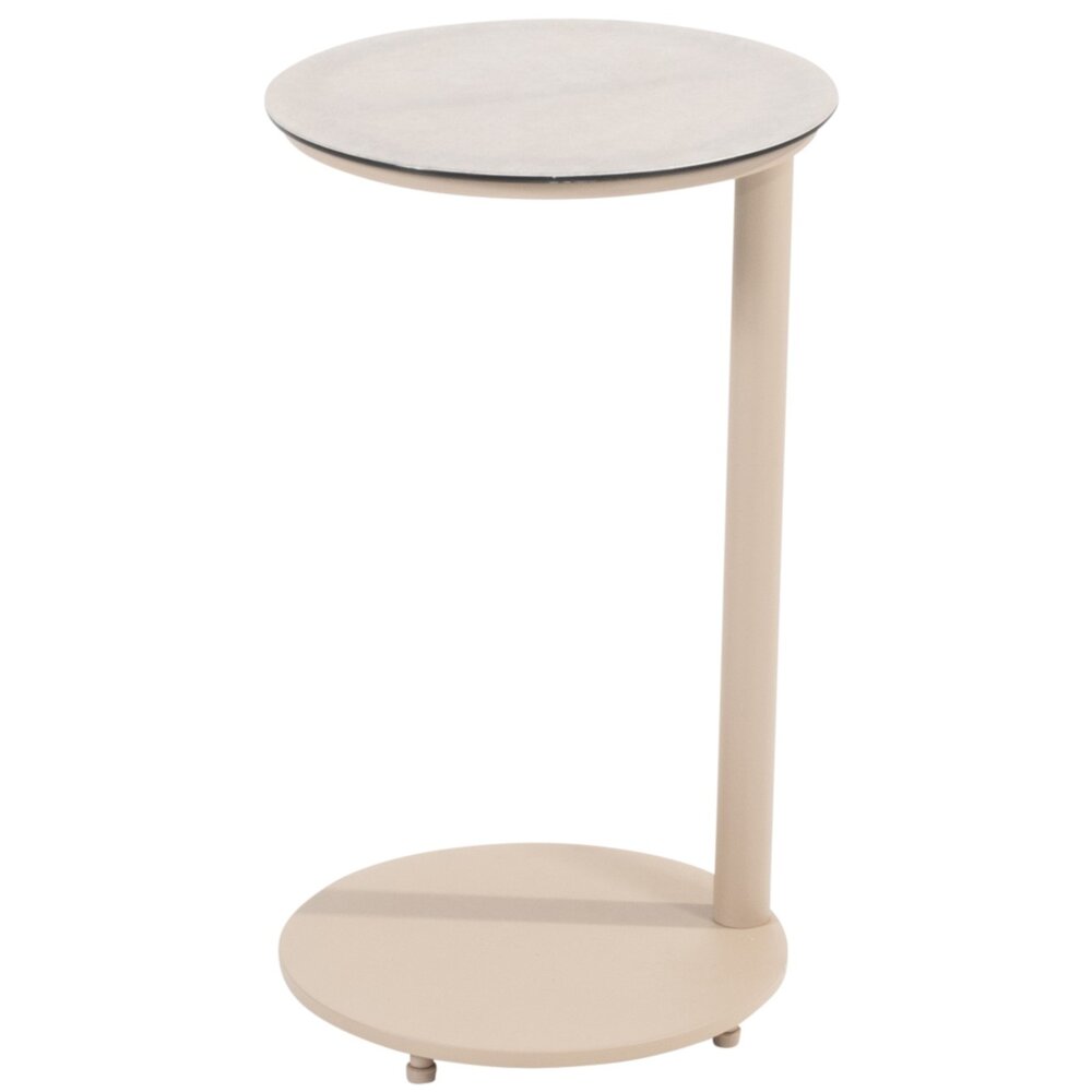 Taste 4SO Vic bijzettafel 30xH50 cm printed ceramic latte Taste 4SO