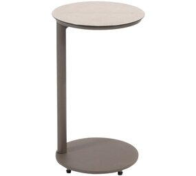 Taste 4SO Vic bijzettafel 30xH50 cm printed ceramic terre Taste 4SO Taste 4SO Vic bijzettafel 30xH50 cm printed ceramic terre Taste 4SO