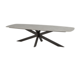 Taste 4SO Prado dining tuintafel 300x110xH75 cm terre met keramisch deens ovaal blad Taste 4SO Taste 4SO Prado dining tuintafel 300x110xH75 cm terre met keramisch deens ovaal blad Taste 4SO